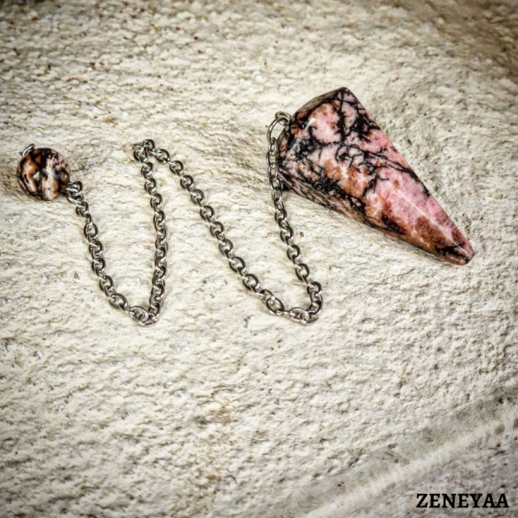 Pendule Némésis Rhodonite