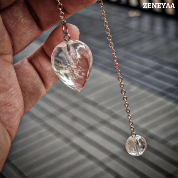 Pendule Artémis Cristal de roche