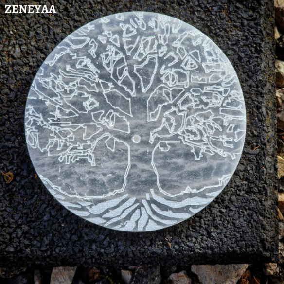 Plaque Arbre de vie Sélénite
