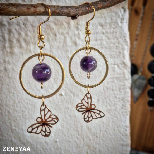 Boucles d'oreilles Fly