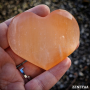 Coeur Sélénite Orange Grand