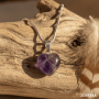 Pendentif Coeur Améthyste