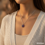 Pendentif Coeur Améthyste