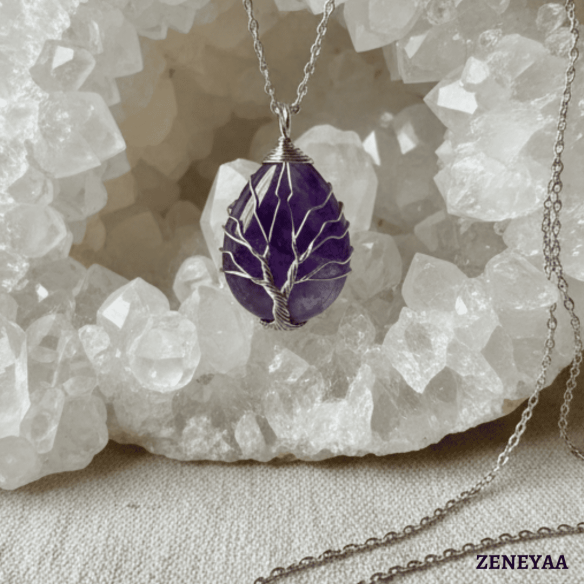 Pendentif Aura Améthyste