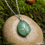 Pendentif Aura Aventurine verte