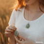 Pendentif Aura Aventurine verte