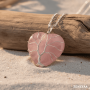 Pendentif Terra Quartz rose
