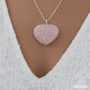Pendentif Terra Quartz rose