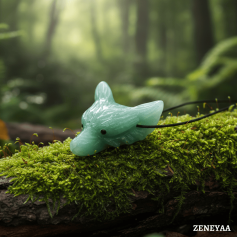 Pendentif Loup Aventurine...