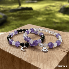 Bracelets Lune-Soleil Amour...