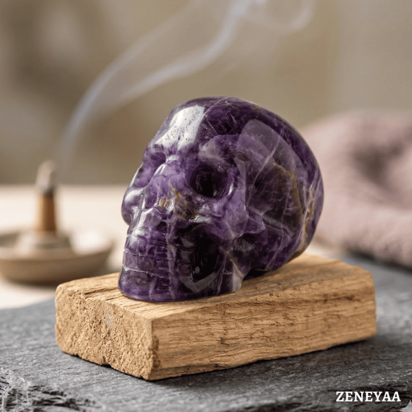 Skull Améthyste Petit