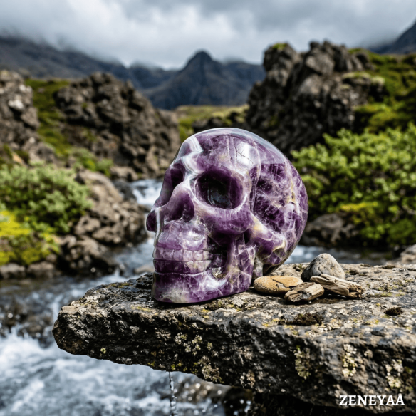 Skull Améthyste Grand