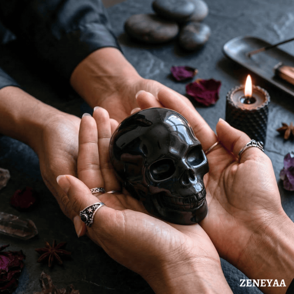 Skull Obsidienne Grand