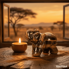 Eléphant Oeil de tigre