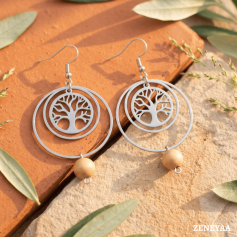 Boucles d'oreilles Gaïa