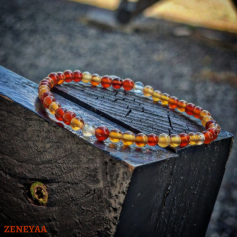Bracelet 4mm Cornaline Bracelet 4mm Cornaline