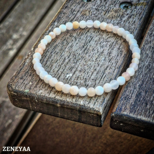 Bracelet 4mm Aventurine rose mat