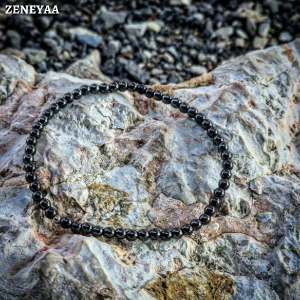 Bracelet 4mm Hématite