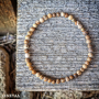 Bracelet 4mm Jaspe paysage mat