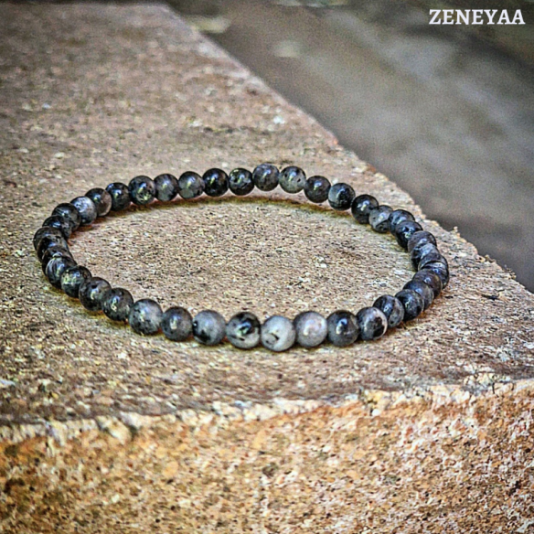 Bracelet 4mm Larvikite