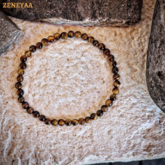 Bracelet 4mm Œil de tigre Bracelet 4mm Œil de tigre
