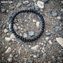 Bracelet 4mm Onyx mat