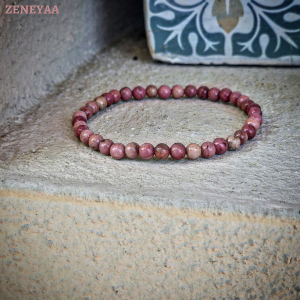 Bracelet 4mm Rhodonite