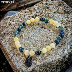 Bracelet Laly Agate mousse Bracelet Laly Agate mousse