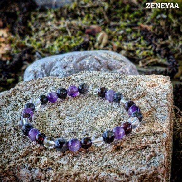 Bracelet Maya Grenat