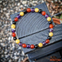 Bracelet Maya Agate rouge