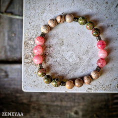 Bracelet Etna Unakite Bracelet Etna Unakite