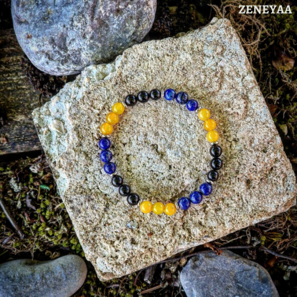 Bracelet Clara Agate jaune