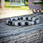 Bracelet 6mm Quartz tourmaline