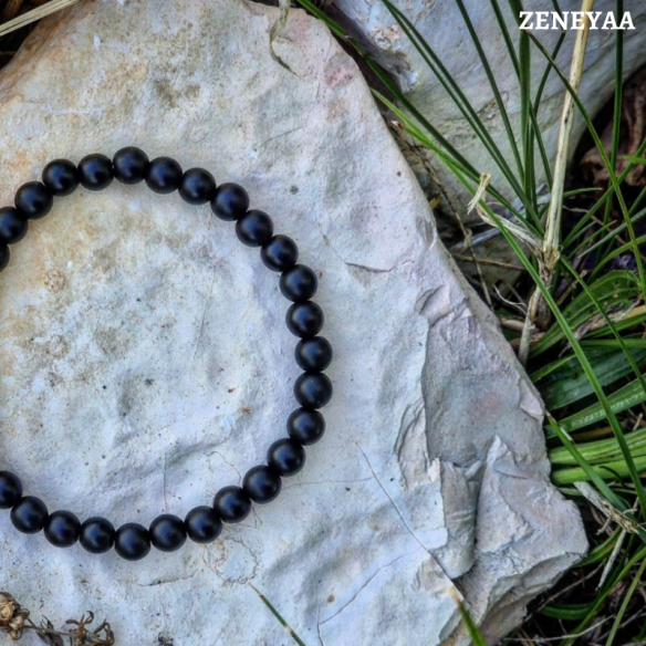 Bracelet 6mm Onyx mat