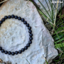 Bracelet 6mm Onyx mat