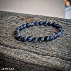 Bracelet 6mm Larvikite Bracelet 6mm Larvikite