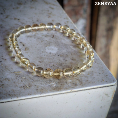 Bracelet 6mm Citrine Bracelet 6mm Citrine