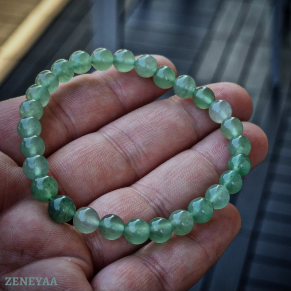 Bracelet 6mm Aventurine verte