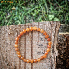 Bracelet 6mm Aventurine orange Bracelet 6mm Aventurine orange