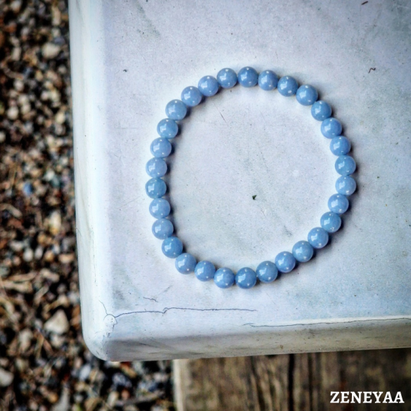 Bracelet 6mm Angélite