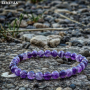 Bracelet 6mm Améthyste