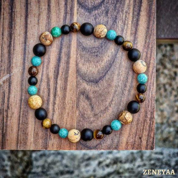 Bracelet Néo Amazonite russe