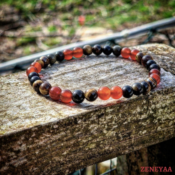 Bracelet Ayden Agate rouge