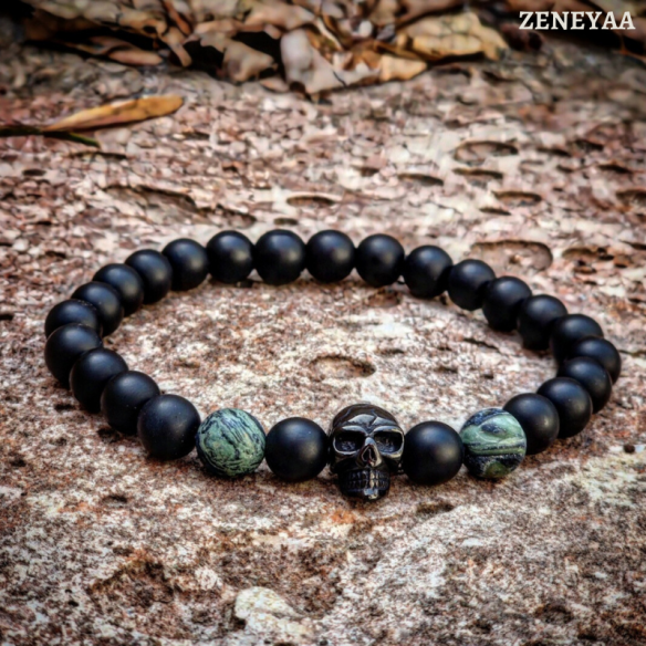 Bracelet Skull Eldarite mat