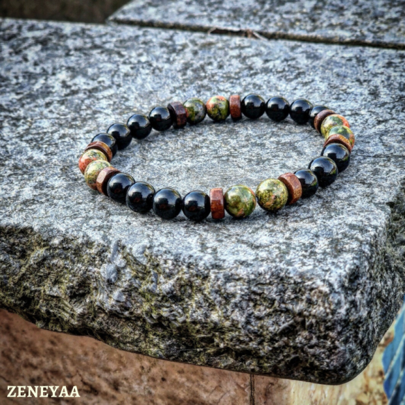 Bracelet Taïga Unakite