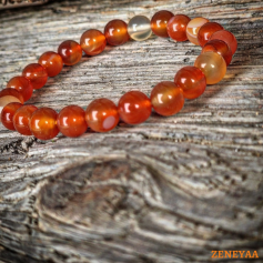Bracelet 8mm Cornaline Bracelet 8mm Cornaline