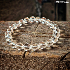 Bracelet 8mm Cristal de roche Bracelet 8mm Cristal de roche