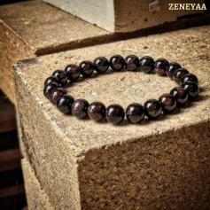 Bracelet 8mm Grenat Bracelet 8mm Grenat