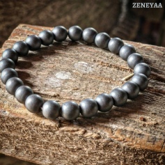 Bracelet 8mm Hématite Mat Bracelet 8mm Hématite Mat