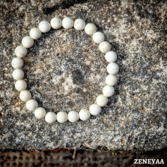 Bracelet 8mm Magnésite Bracelet 8mm Magnésite